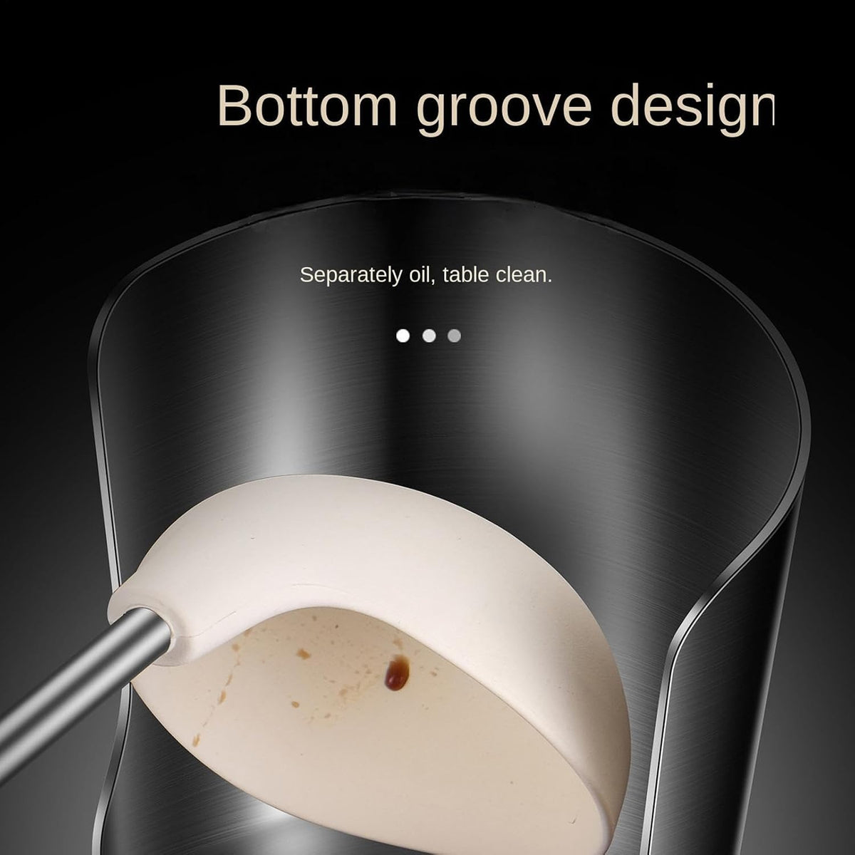 Support Couvercle Cuisine en Acier Inoxydable, Repose Cuillère - View 5