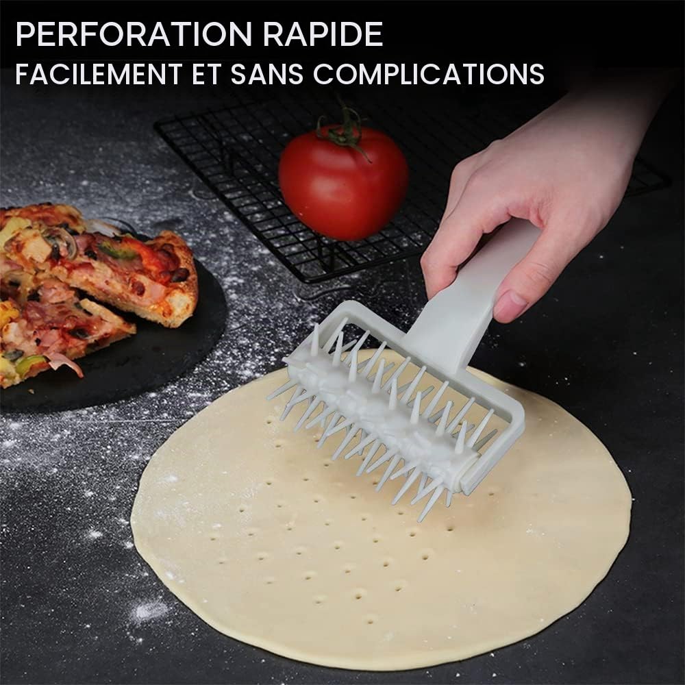 Rouleau coupant à Losanges pour treillages, pâtisserie Treillis Cutter Creative Pâte à Pain Cookie Pie Pizza Lattice DIY Outil de décoration Plastique Blanc Bricolage Amusant - View 13