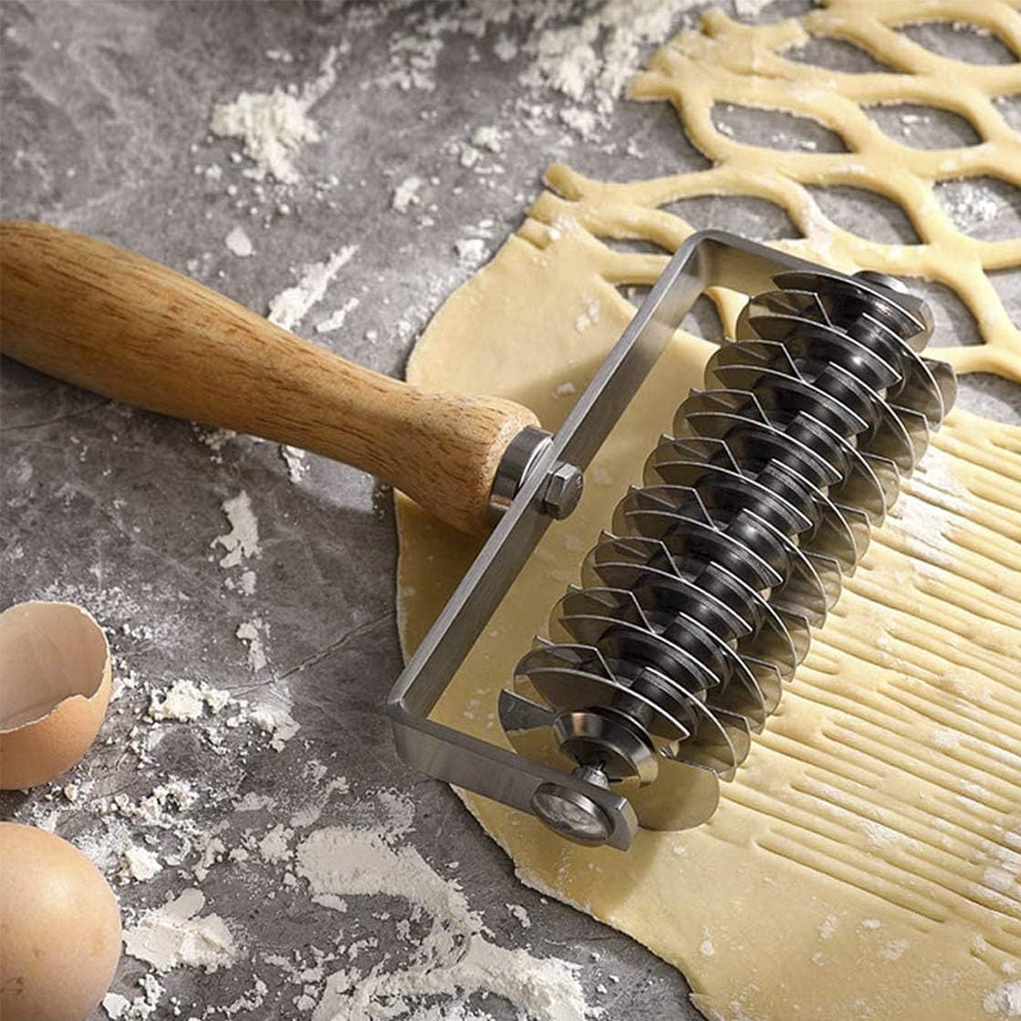 Rouleau coupant à Losanges pour treillages, pâtisserie Treillis Cutter Creative Pâte à Pain Cookie Pie Pizza Lattice DIY Outil de décoration Plastique Blanc Bricolage Amusant - View 25