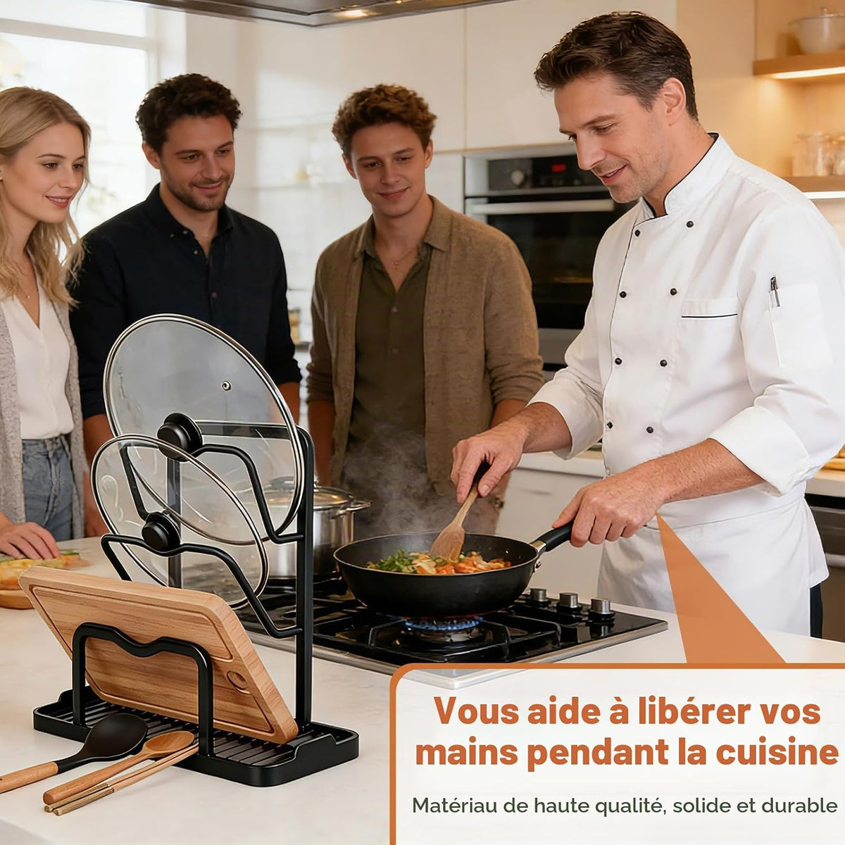 Support de couvercle de casserole, repose-cuillère - View 6