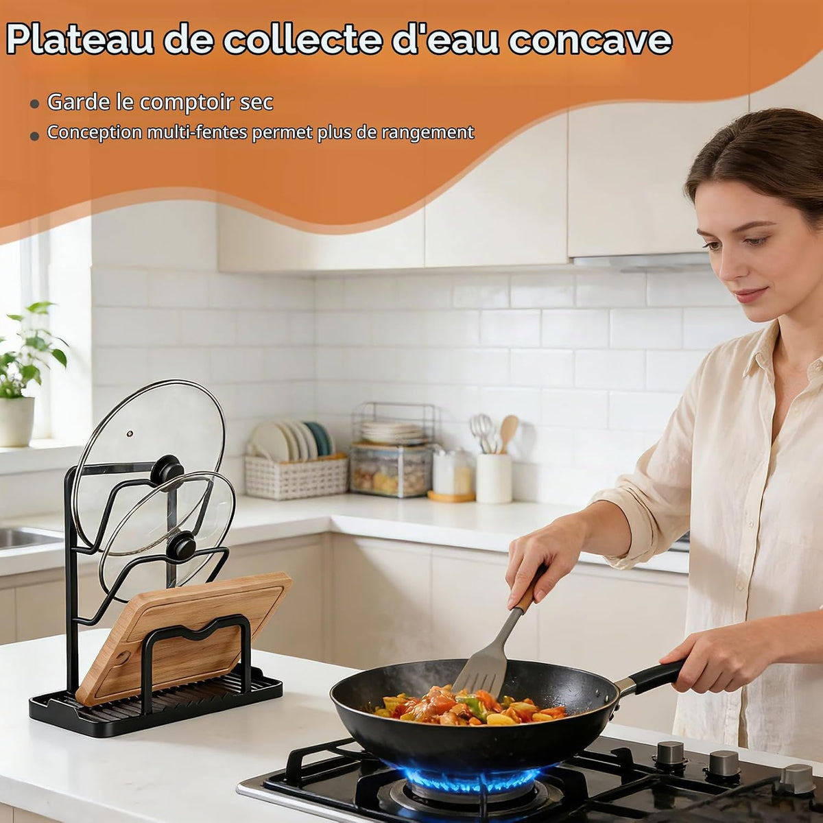 Support de couvercle de casserole, repose-cuillère - View 5